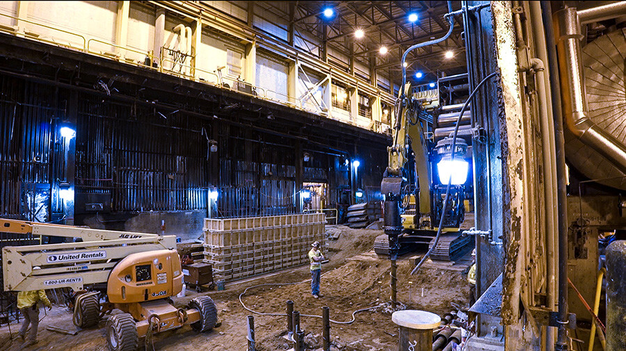 FLYING EXCAVATORS AND STELCOR DDM’S AT A PAPER MILL IN DULUTH, MN